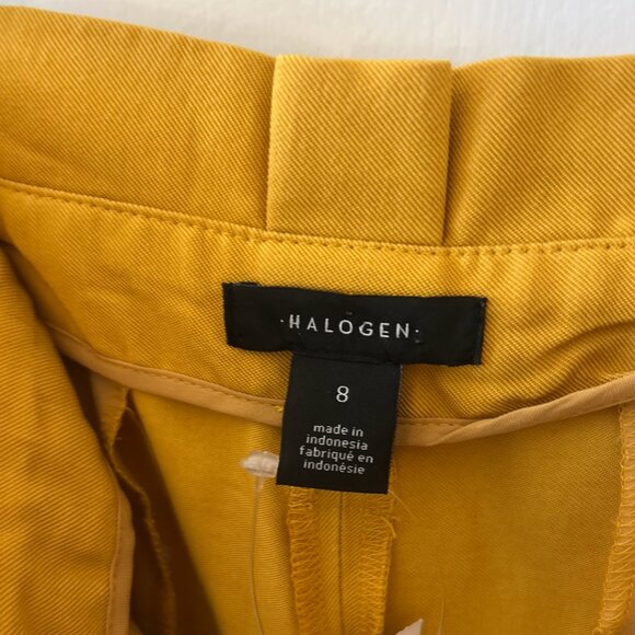 Halogen Cropped Work Pants – Size 8 | Mustard Yellow | Unworn - Picture 2 of 3
